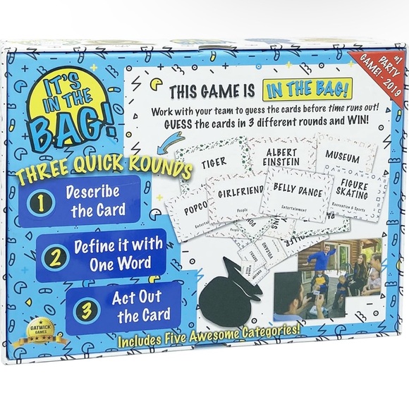 NWT It’s In The Bag! The Quick Witted Party Game by Gatwick Games - Picture 3 of 3